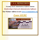 Tablet Screenshot of caaministries.net