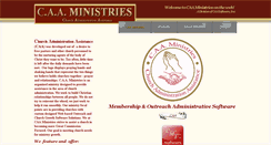 Desktop Screenshot of caaministries.org