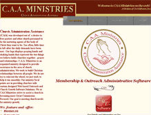 Tablet Screenshot of caaministries.org